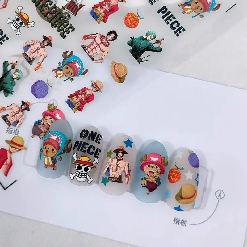 Nail Art Zoro One Piece - One Piece Nowa Kreskówka Luffy Chopper
