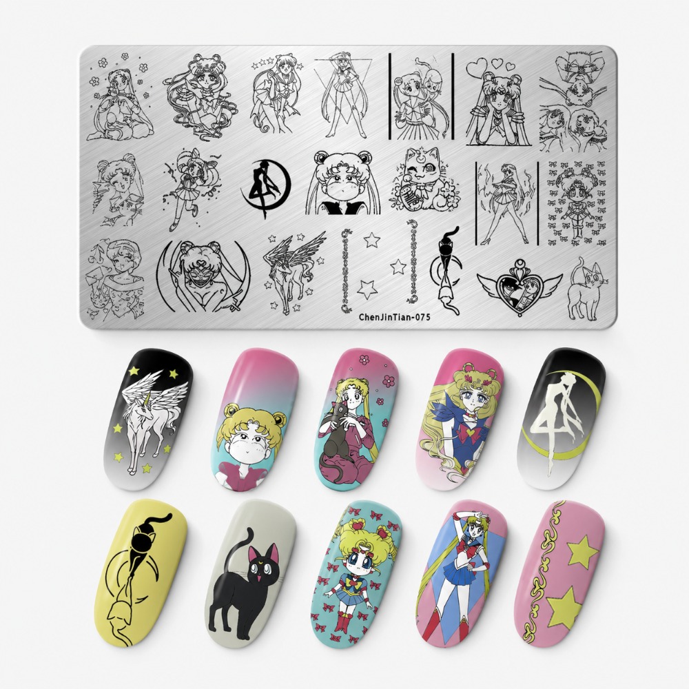 Płytka do stemplowania paznokc – Nail Art Maroon recenzja i cena