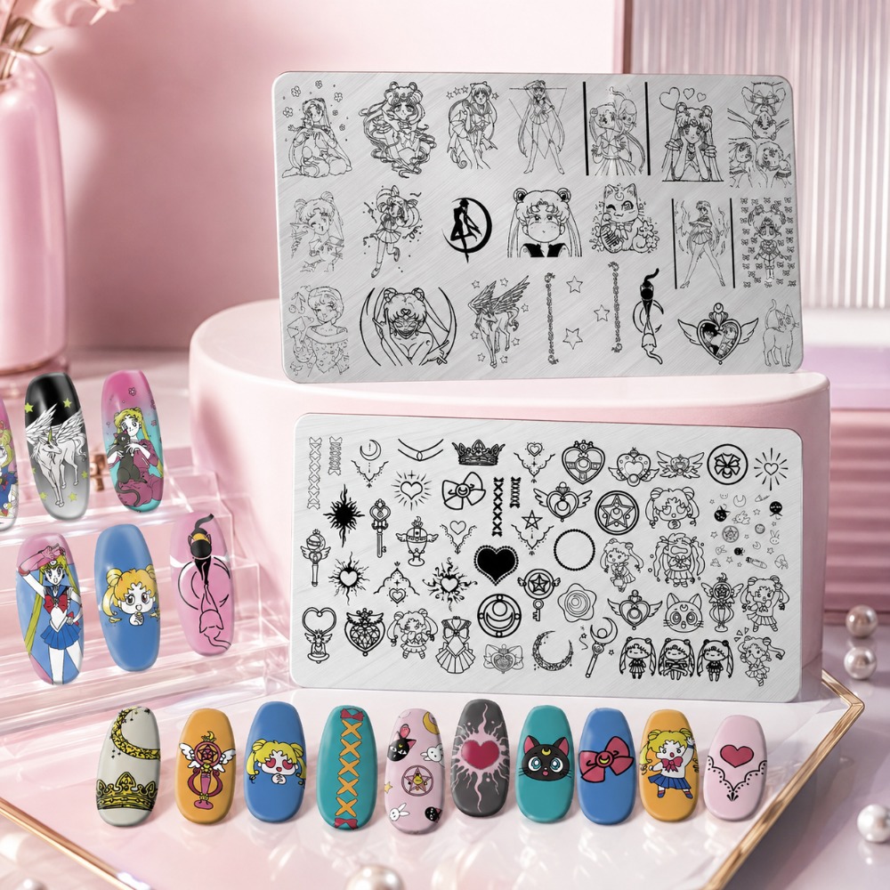 Płytka do stemplowania paznokc – Nail Art Maroon recenzja i cena