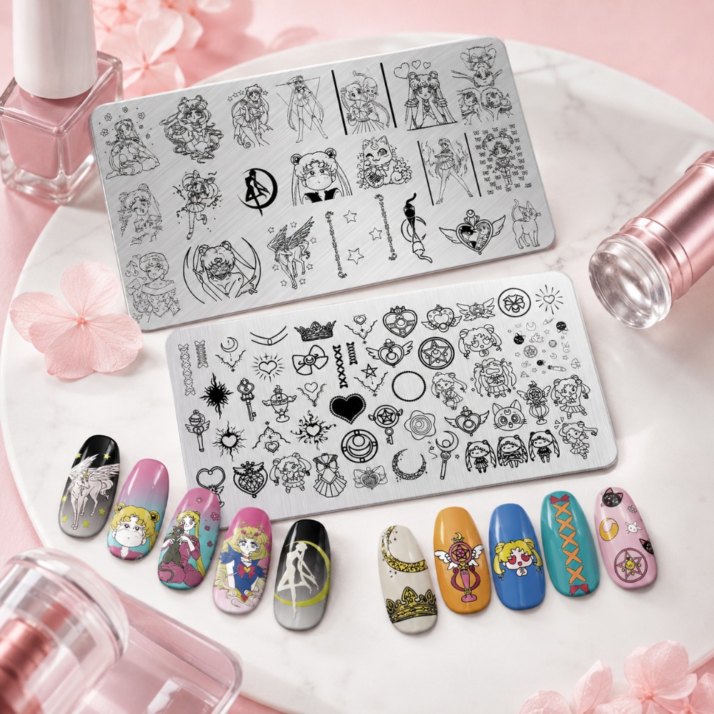 Płytka do stemplowania paznokc – Nail Art Maroon recenzja i cena