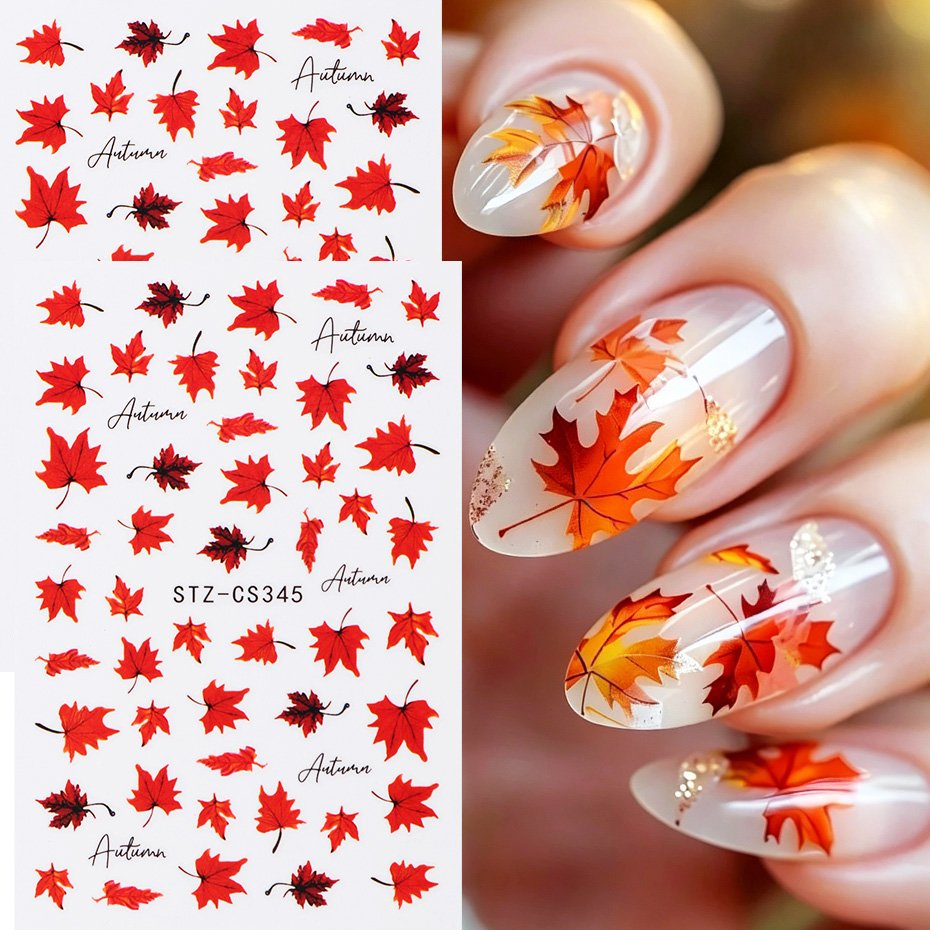 2 szt. Naklejki na paznokcie z – Nail Art Orange recenzja i cena