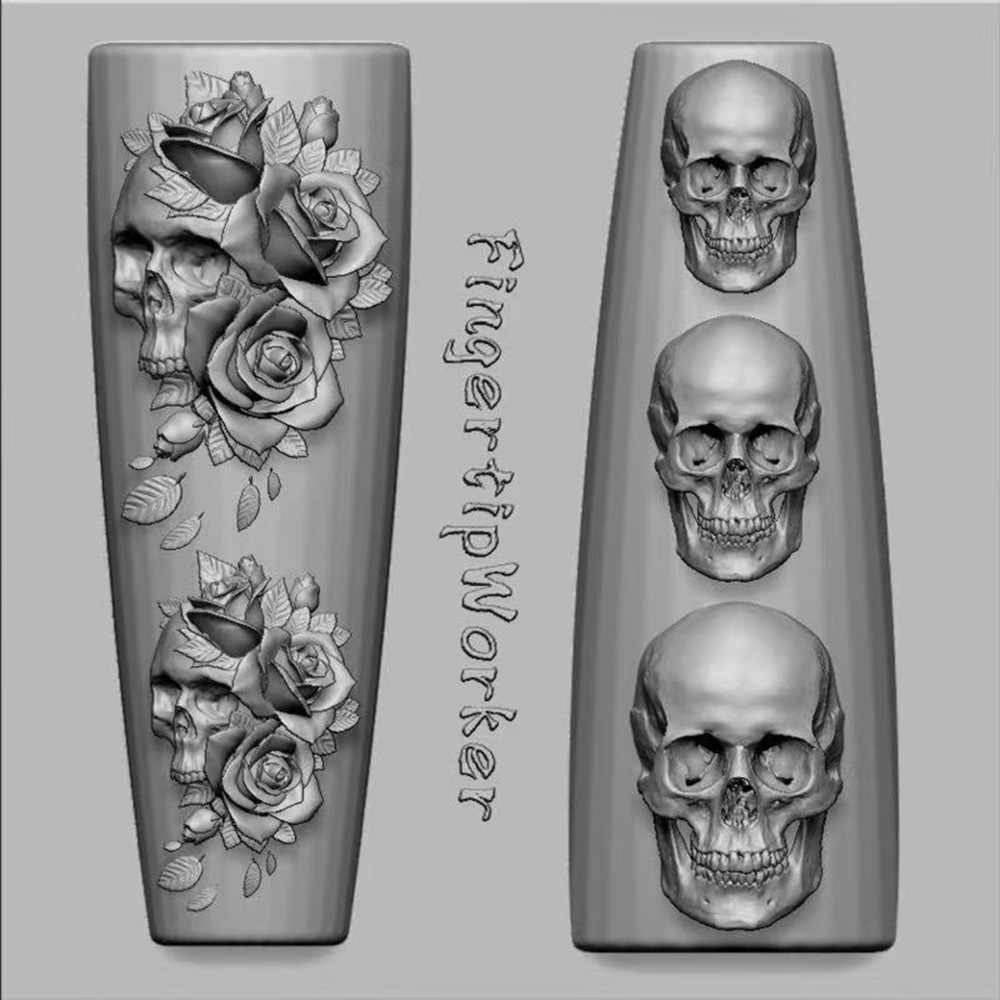 Zestaw 2 szt. Formy silikonowe – Nail Art Vintage recenzja i cena