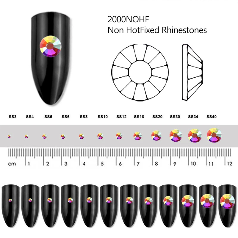 Fuchsja SS3-SS30 Szklane Krysz – Nail Art Fuchsia recenzja i cena