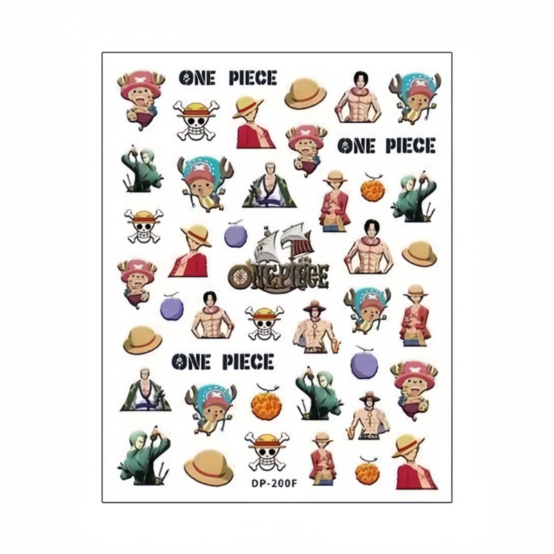 One Piece Luffy Zoro Chopper A – Nail Art Zoro One Piece recenzja i cena