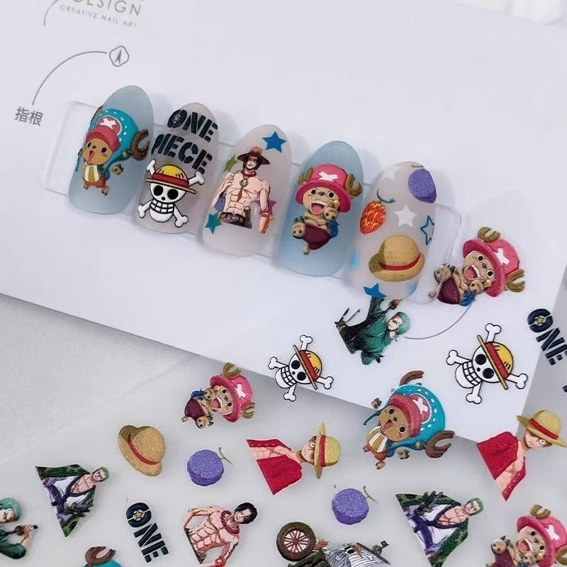 One Piece Luffy Zoro Chopper A – Nail Art Zoro One Piece recenzja i cena