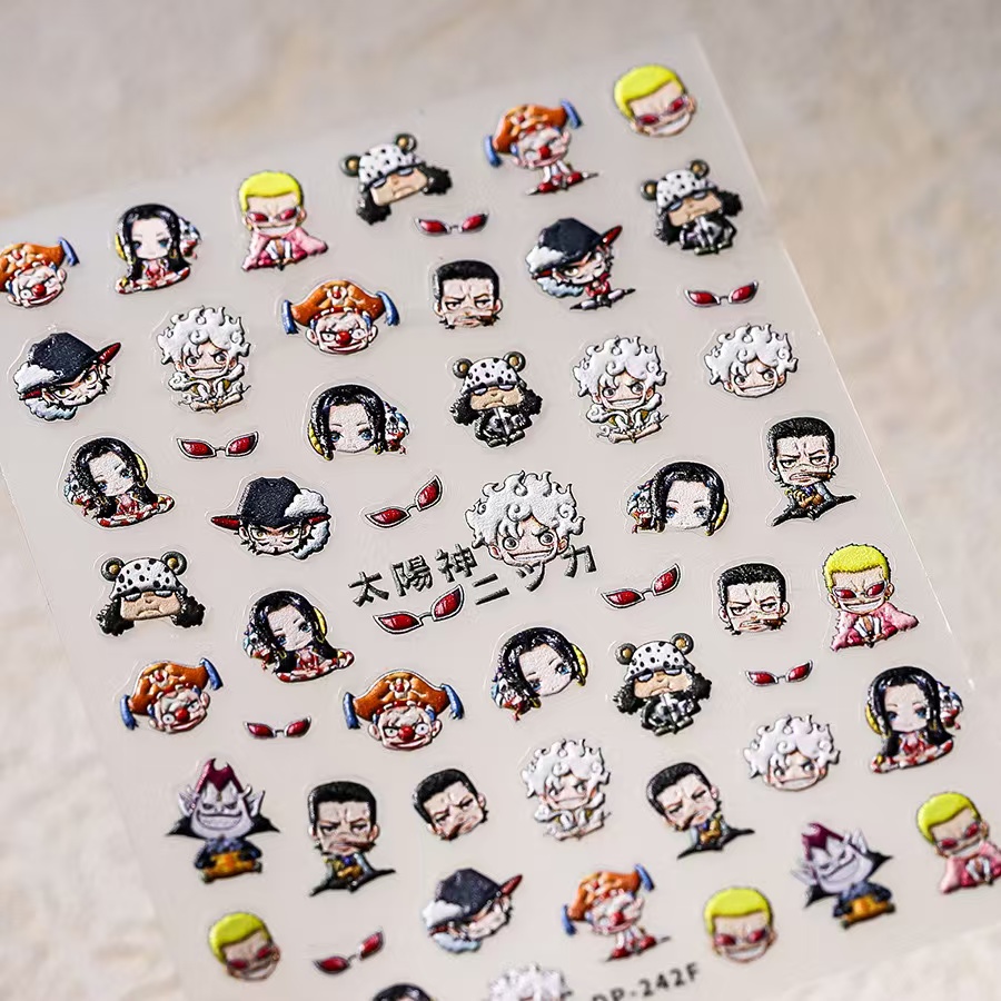 1 SZT. Naklejki na paznokcie 5 – Nail Art Zoro One Piece recenzja i cena