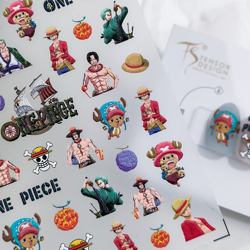 1 SZT. Naklejki na paznokcie 5 – Nail Art Zoro One Piece recenzja i cena