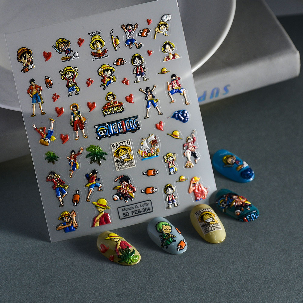 1 SZT. Naklejki na paznokcie 5 – Nail Art Zoro One Piece recenzja i cena