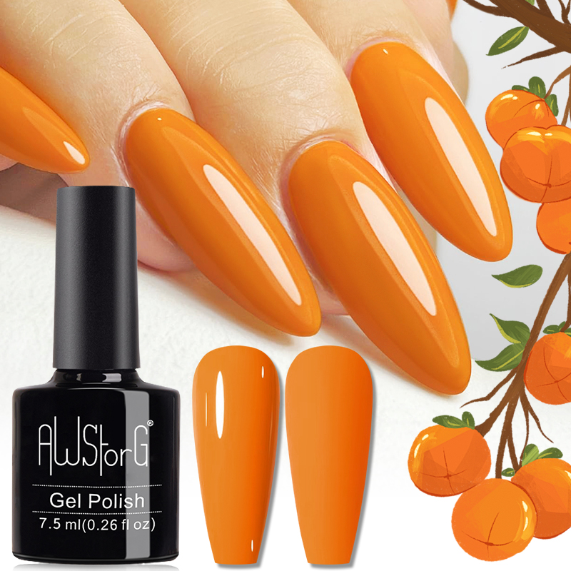 AWStorG 7.5ml 10 Kolorów Lakie – Nail Art Orange recenzja i cena
