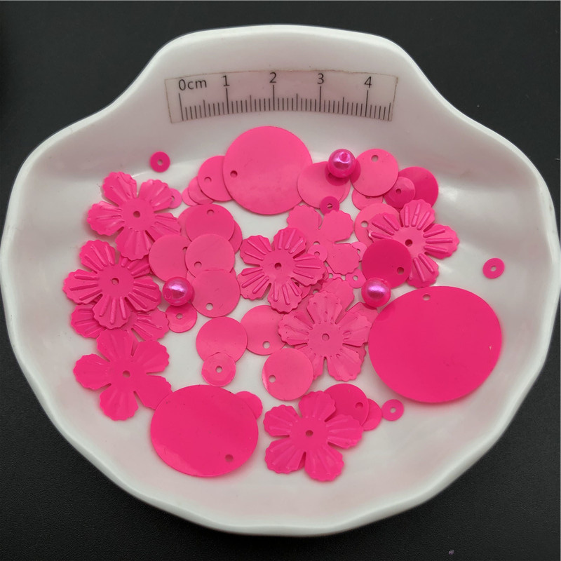 30g Solidna fuksja Luźne cekin – Nail Art Fuchsia recenzja i cena