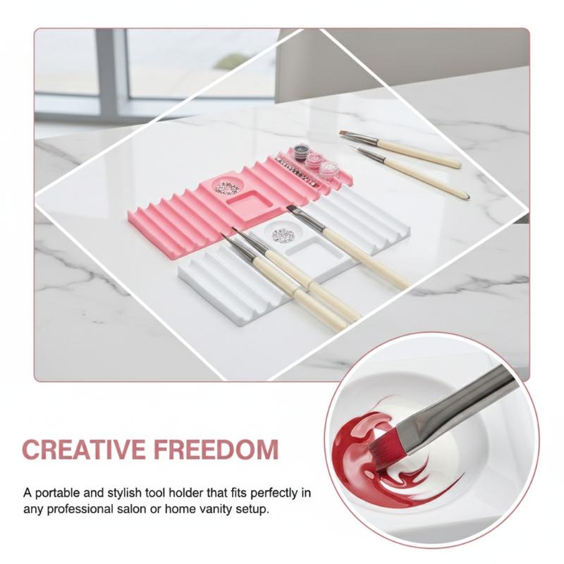 Paleta do zdobienia paznokci w – Nail Fan Brush recenzja i cena