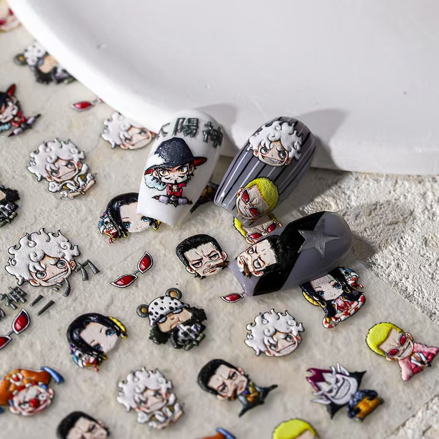 1 SZT. Nowe naklejki na paznok – Nail Art Zoro One Piece recenzja i cena
