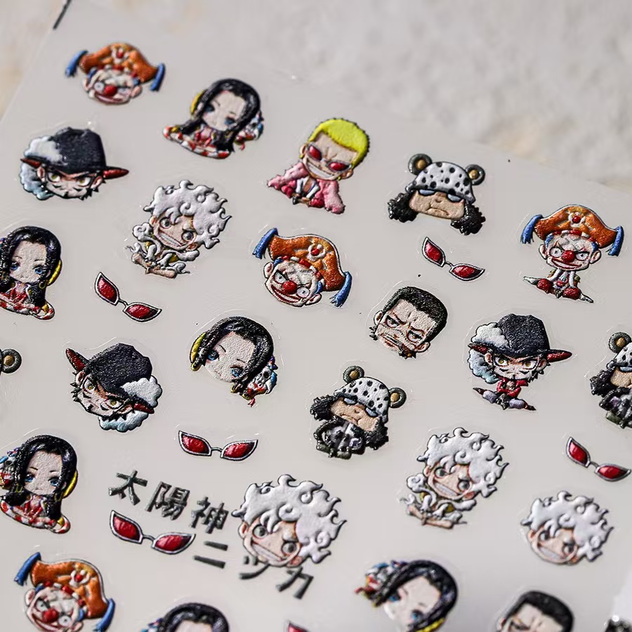 1 SZT. Nowe naklejki na paznok – Nail Art Zoro One Piece recenzja i cena