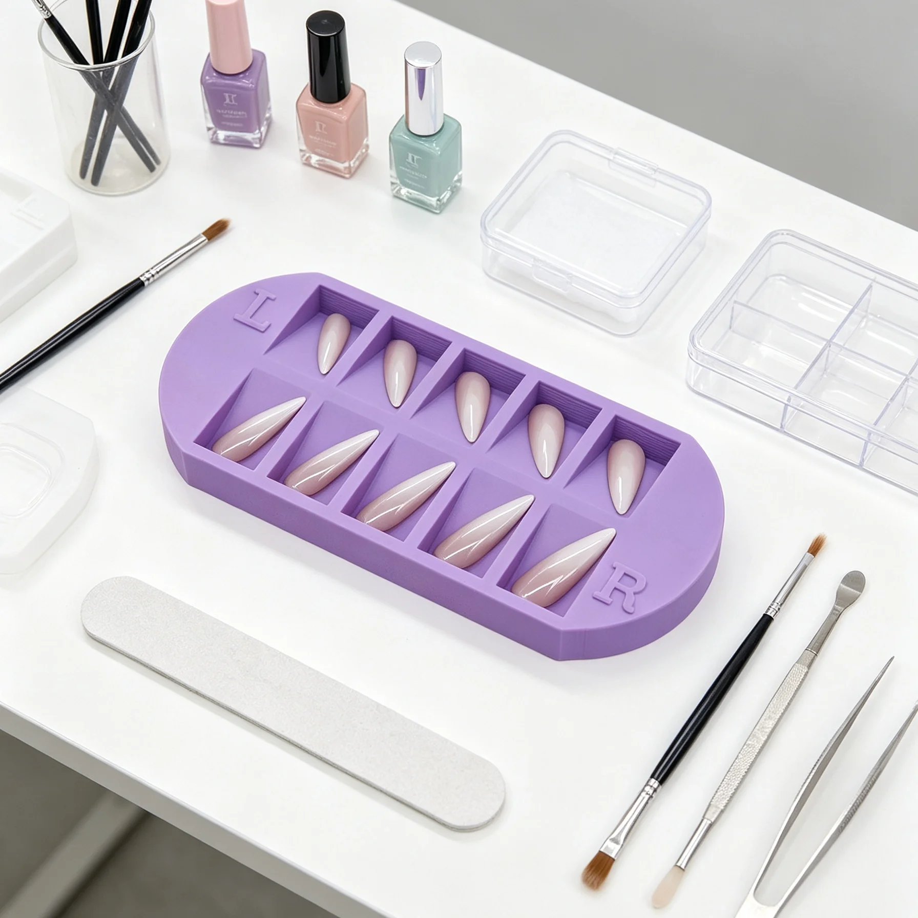 Taca do przechowywania tipsów  – Nail Art Sch recenzja i cena