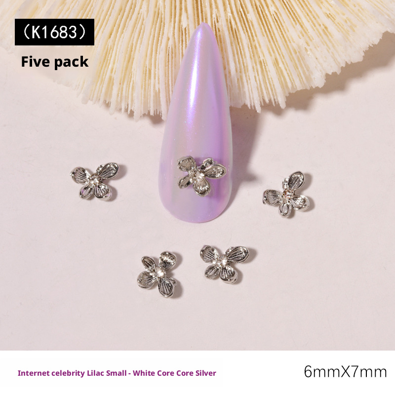 10 szt. Ozdób do paznokci Y2K  – Nail Art Lilac recenzja i cena