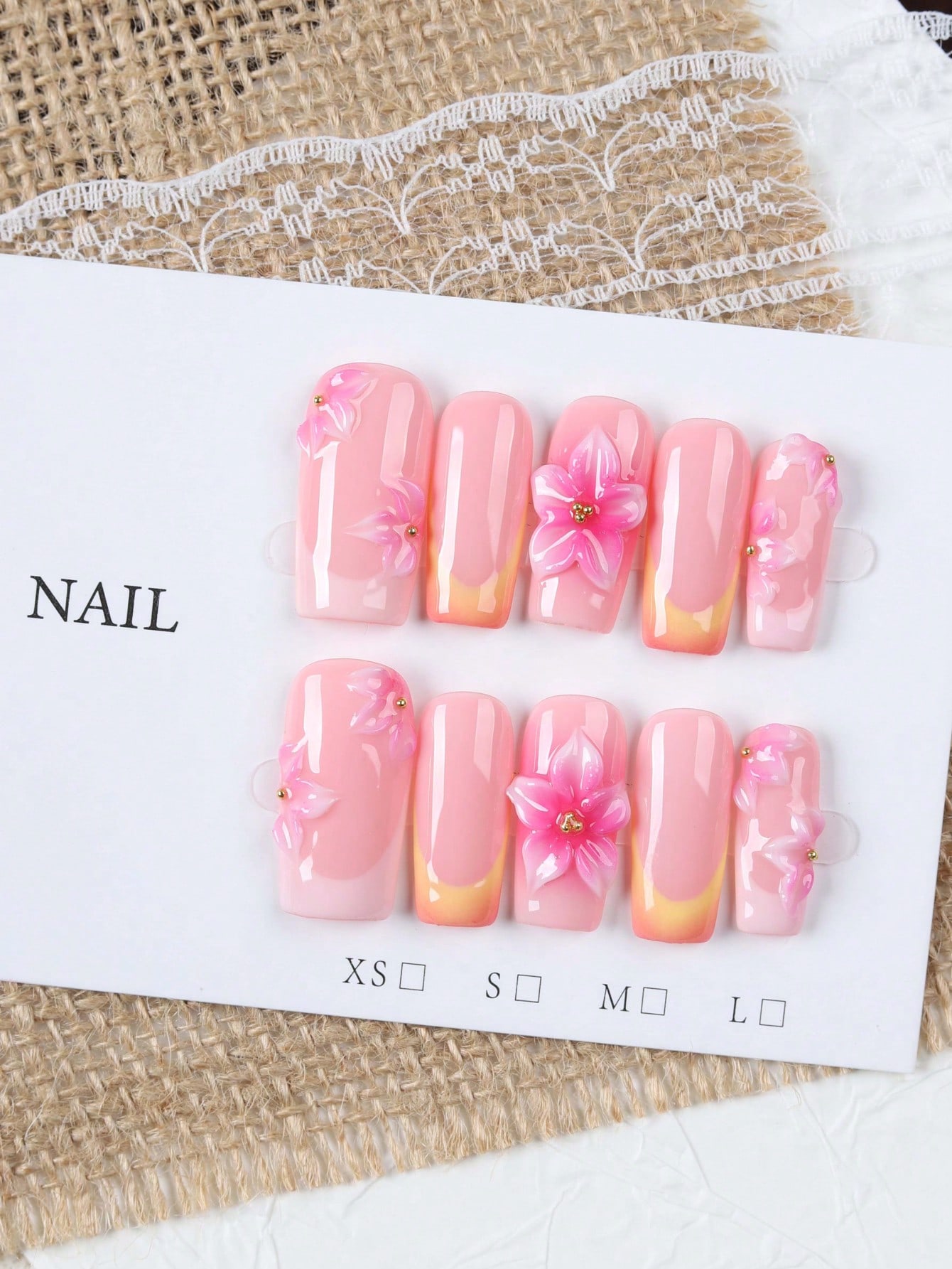 10 sztuk średniej długości pro – Nail Art Orange recenzja i cena