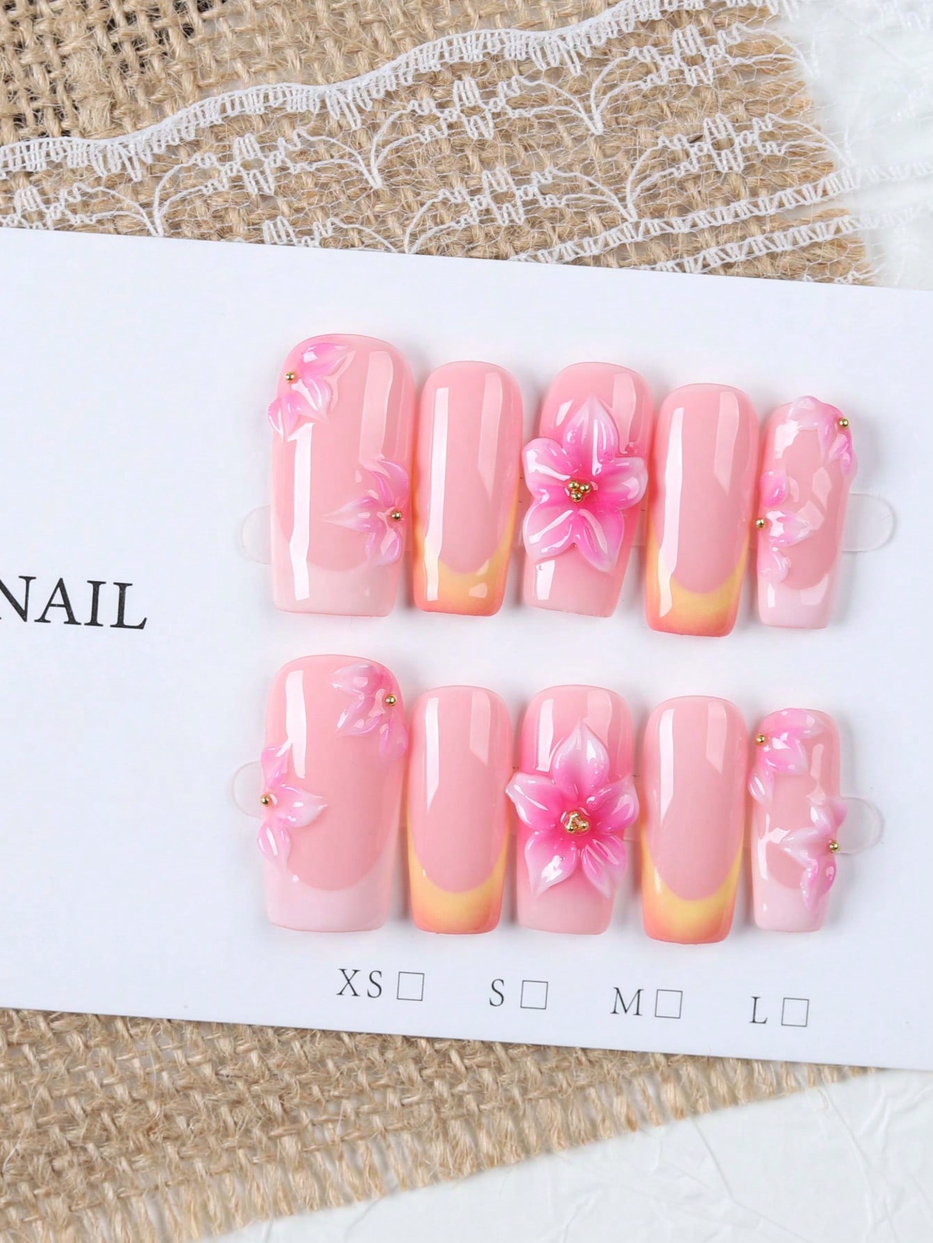 10 sztuk średniej długości pro – Nail Art Orange recenzja i cena