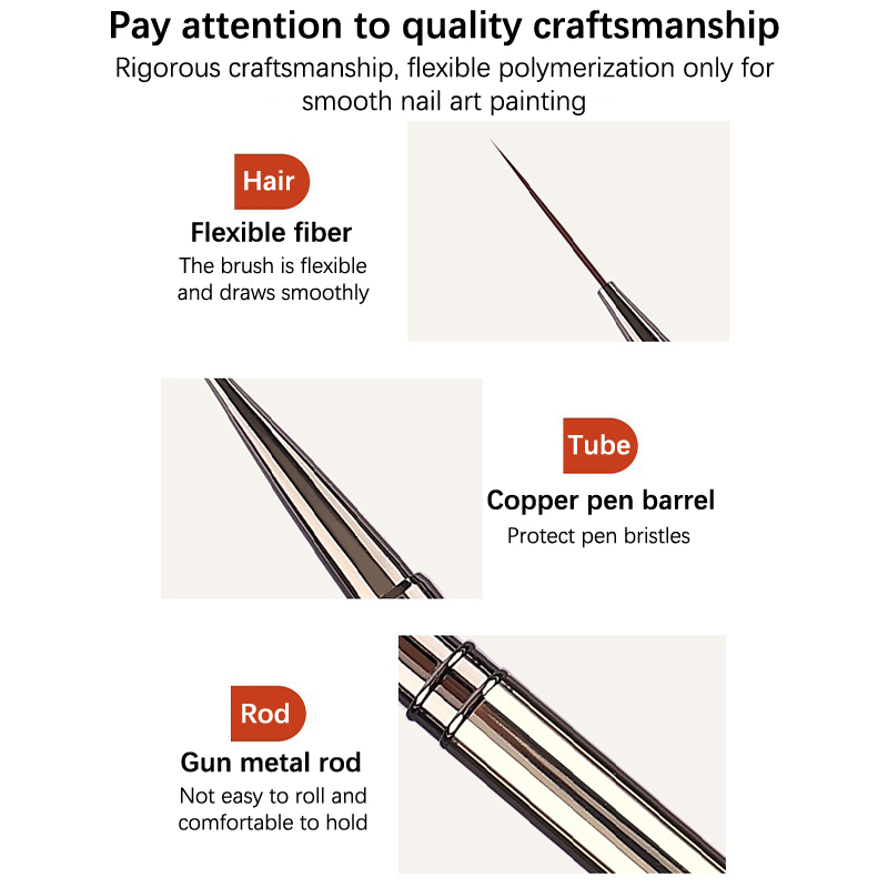 1 szt. Pędzelki do zdobienia p – Nail Fan Brush recenzja i cena