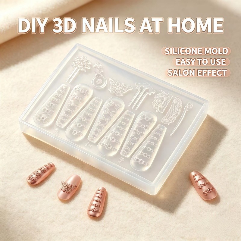 Forma silikonowa do tworzenia  – Nail Art Vintage recenzja i cena