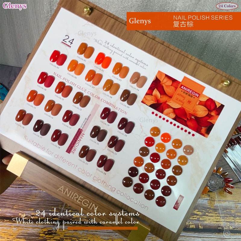 Vintage Brown 24-kolorowy laki – Nail Art Vintage recenzja i cena