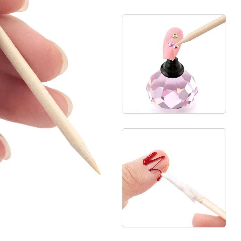100 sztuk/pudełko Drewniane dw – Nail Art Orange recenzja i cena