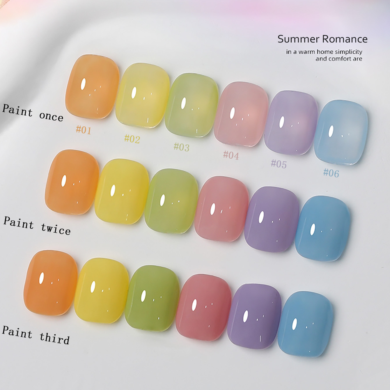 1-6 szt. PSK Nowy Lakier Hybry – Nail Art Orange recenzja i cena
