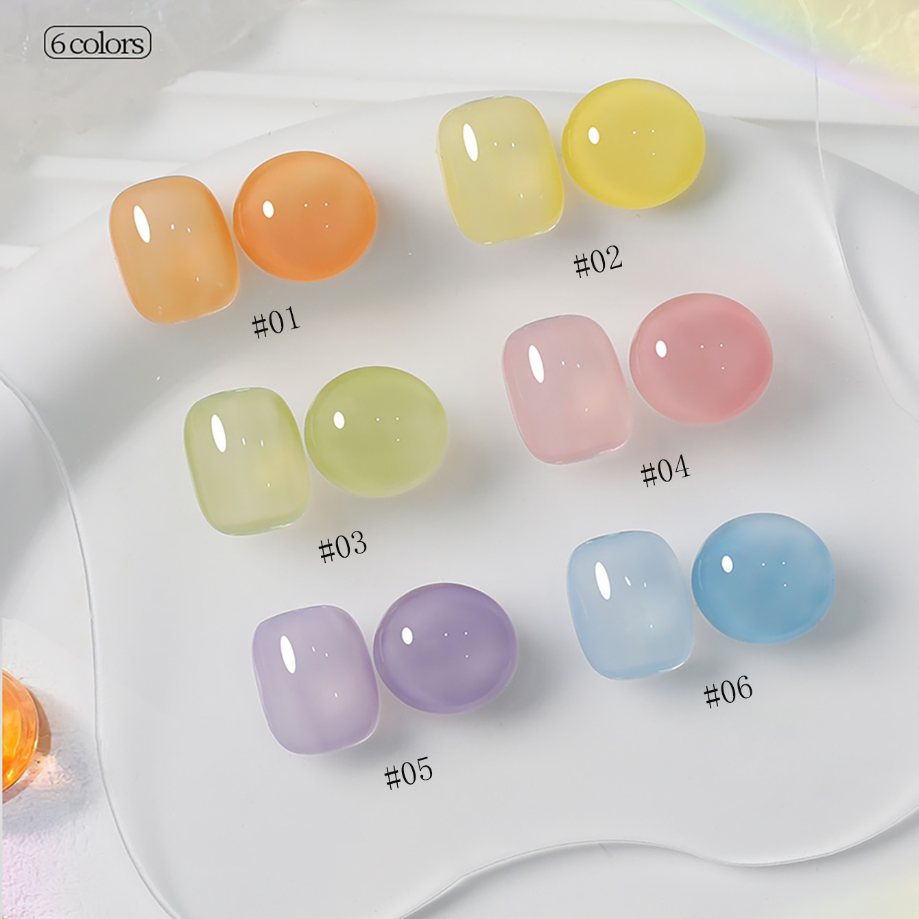 1-6 szt. PSK Nowy Lakier Hybry – Nail Art Orange recenzja i cena
