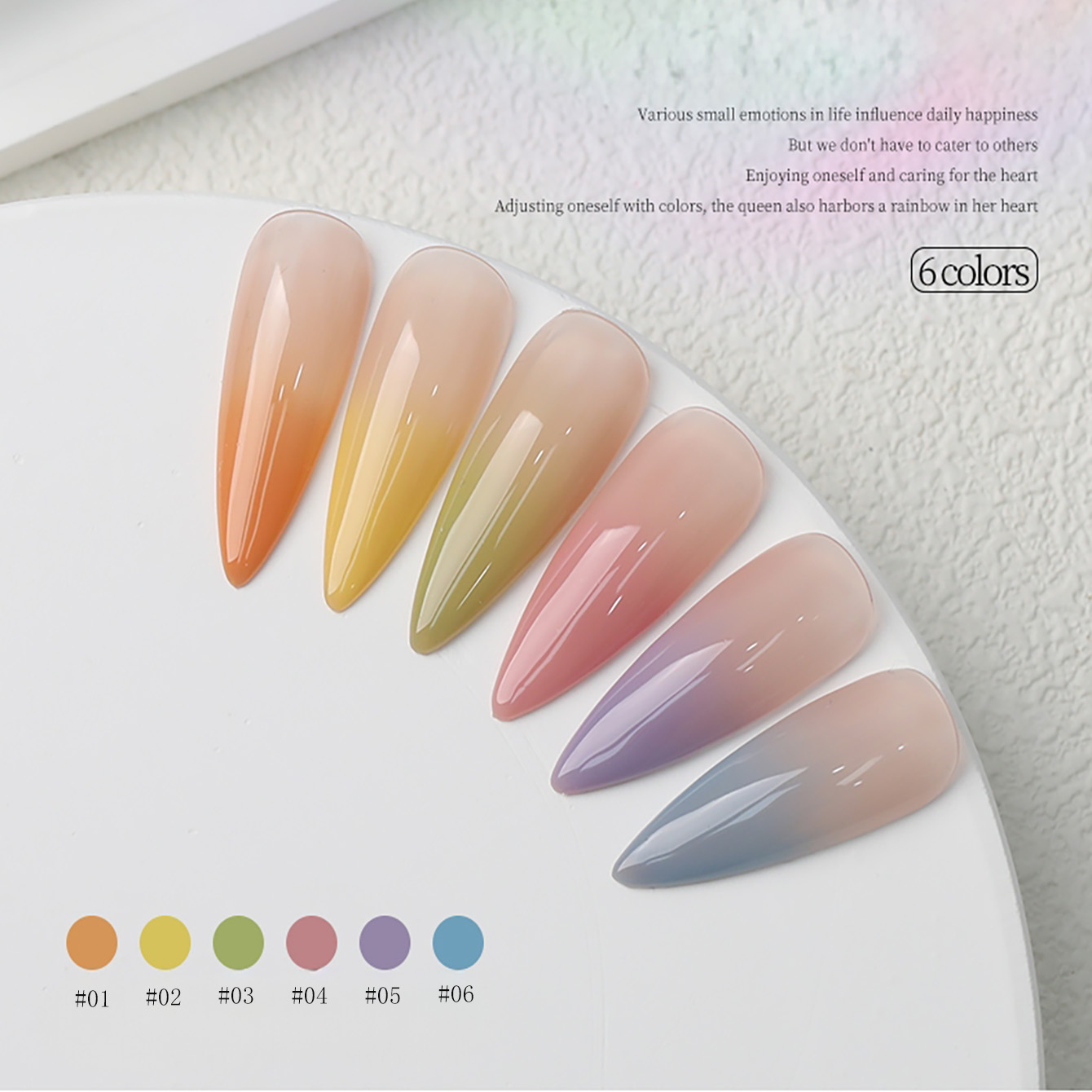 1-6 szt. PSK Nowy Lakier Hybry – Nail Art Orange recenzja i cena