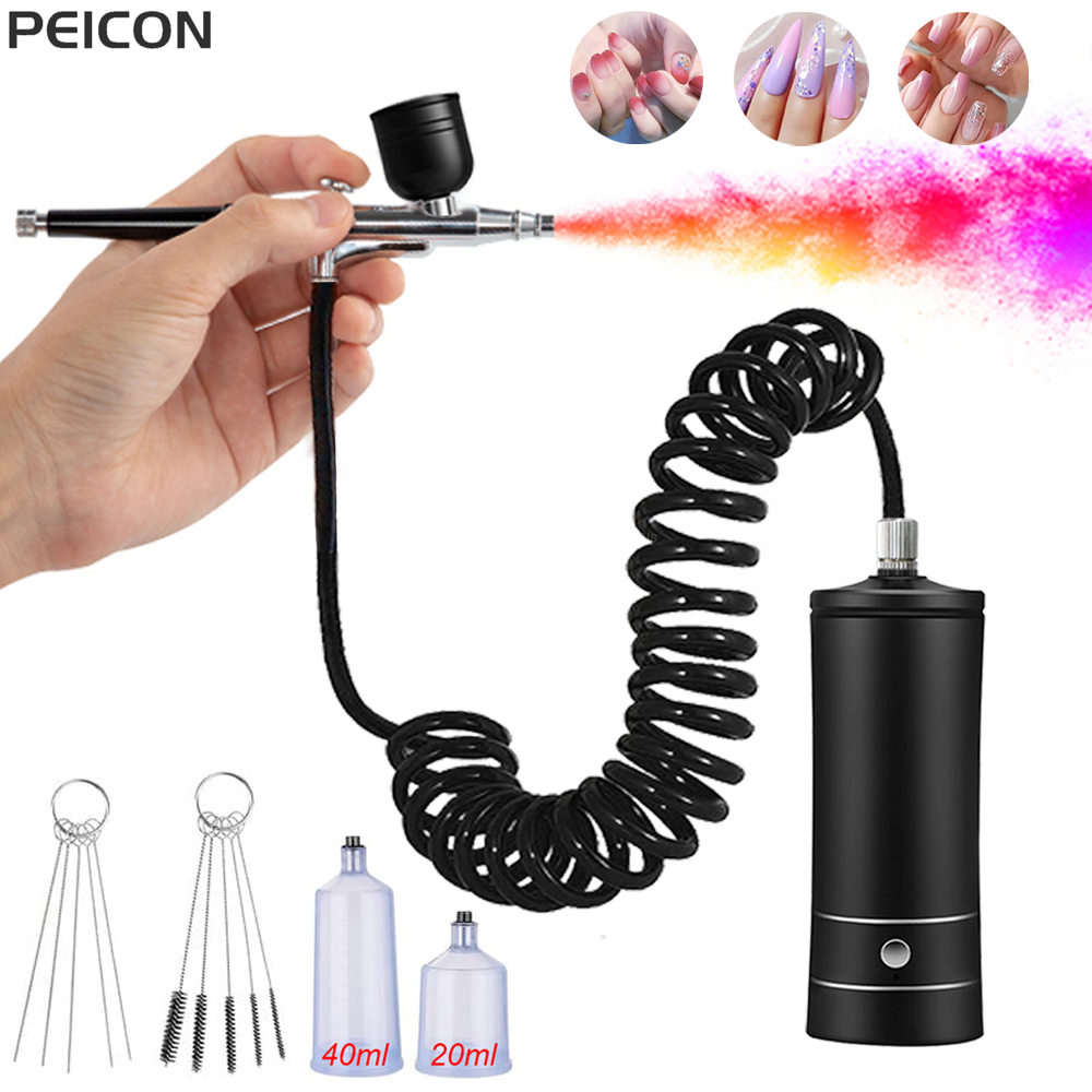 Aerograf do paznokci ze spręża – Nail Fan Brush recenzja i cena